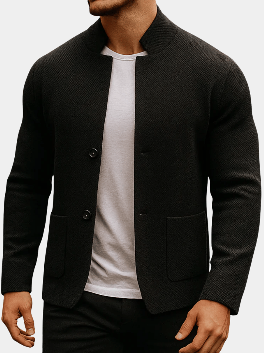 Leon – Strukturierte Strickjacke