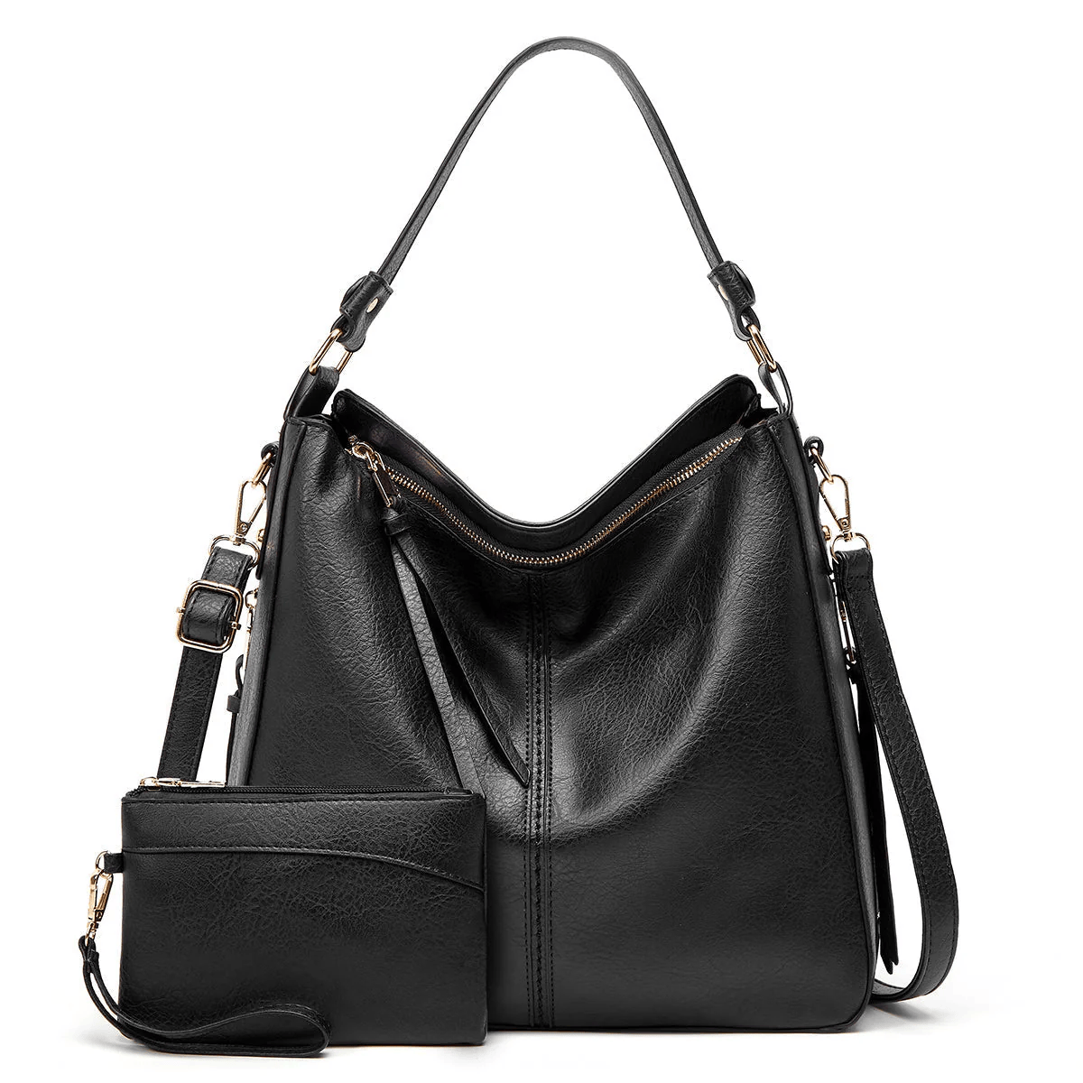 HOBO TULSSE – Bolso de cuero vintage + Monedero de Regalo