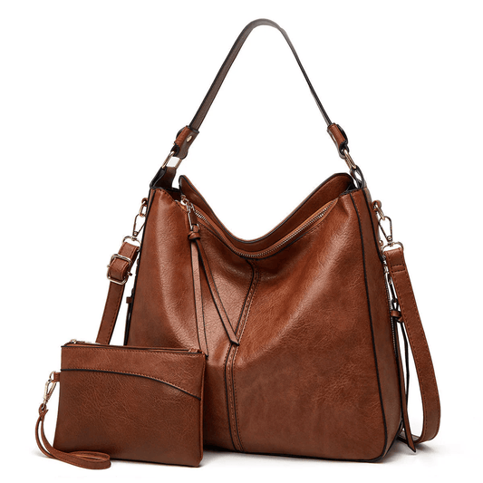 HOBO TULSSE – Bolso de cuero vintage + Monedero de Regalo