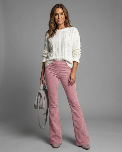 Chloe Cordhose mit Schlag