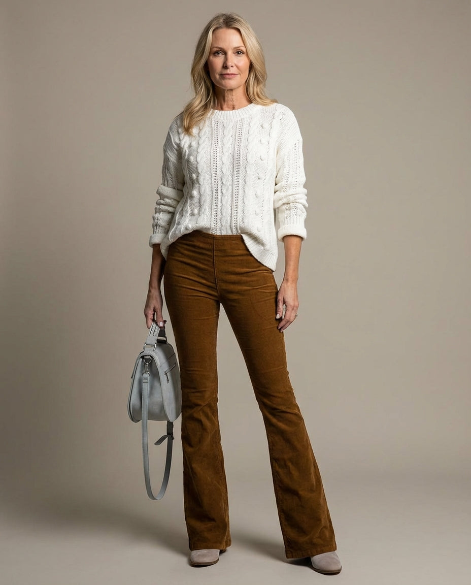 Chloe Cordhose mit Schlag