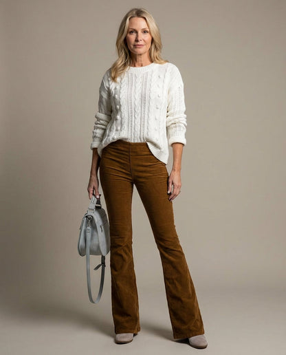 Chloe Cordhose mit Schlag