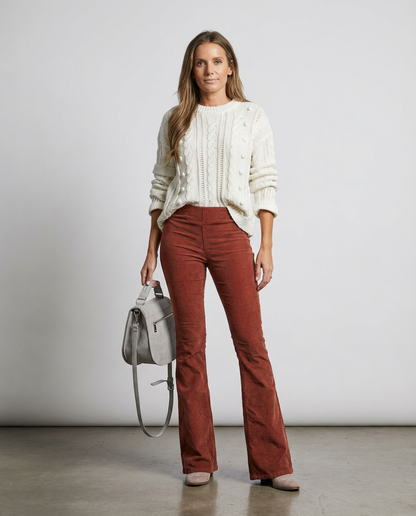 Chloe Cordhose mit Schlag