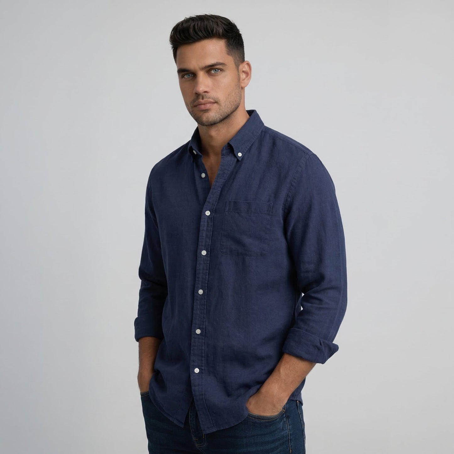 Jacob™ | Camisa casual premium de manga larga
