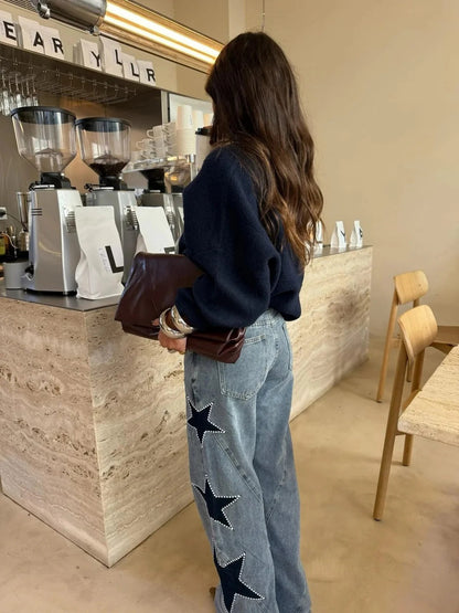 Melisa║Jeans casual de estrellas