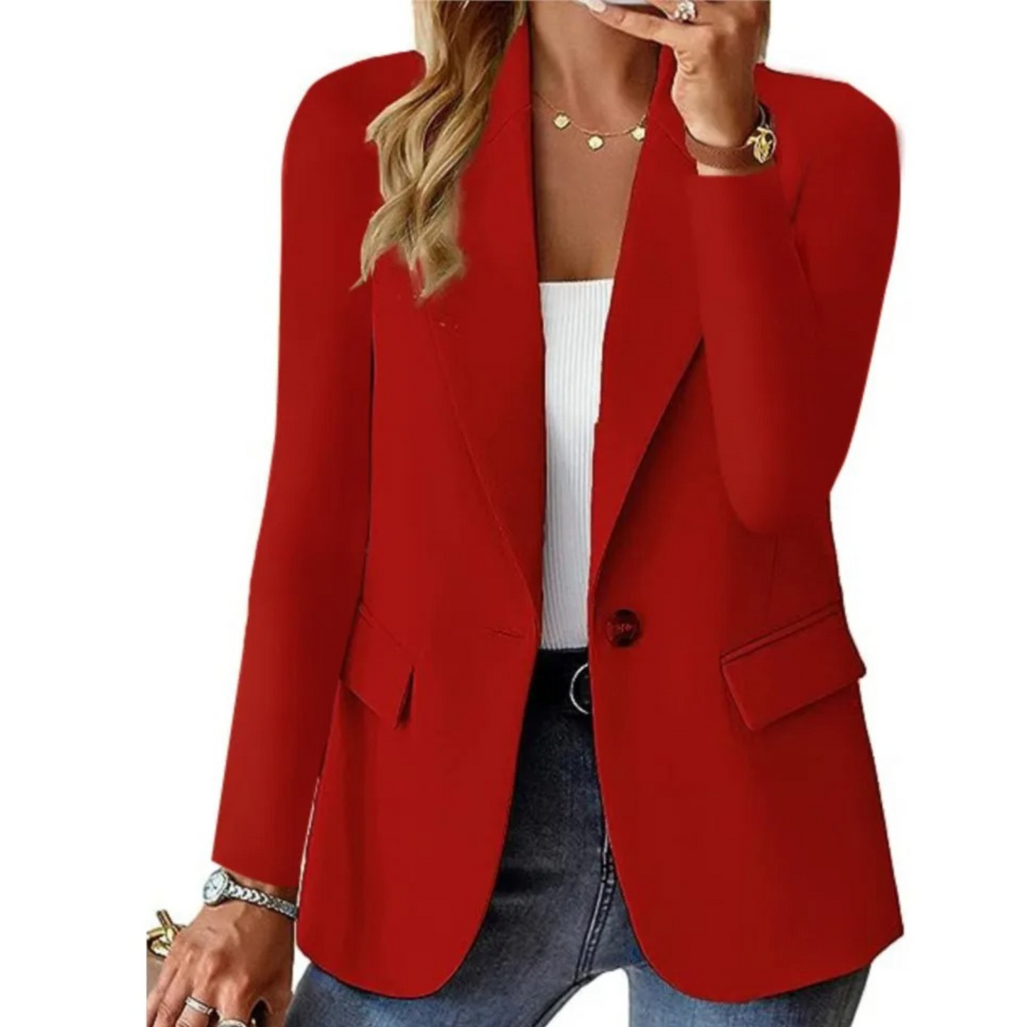 Sofie | Damenblazer mit Taschen und Knöpfen