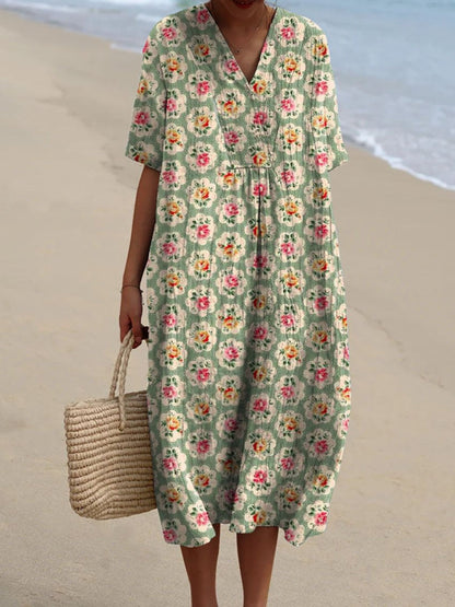 Femke - Robe Florale Vintage